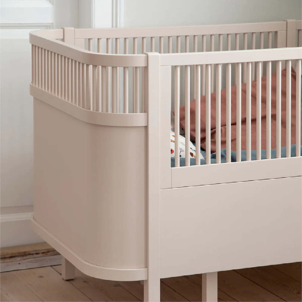 Baby &amp; Junior Bed in birchbark rose