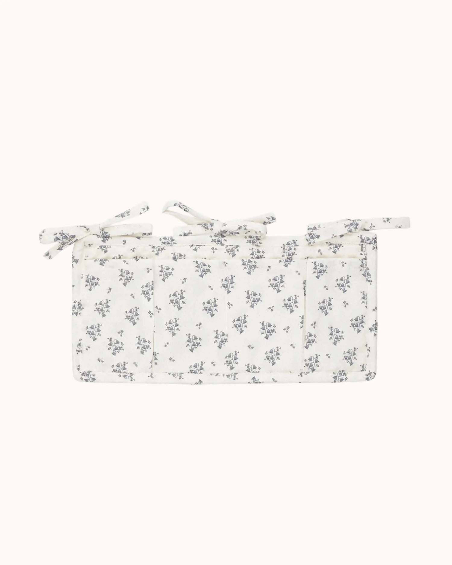 Betttasche in clochette bleue