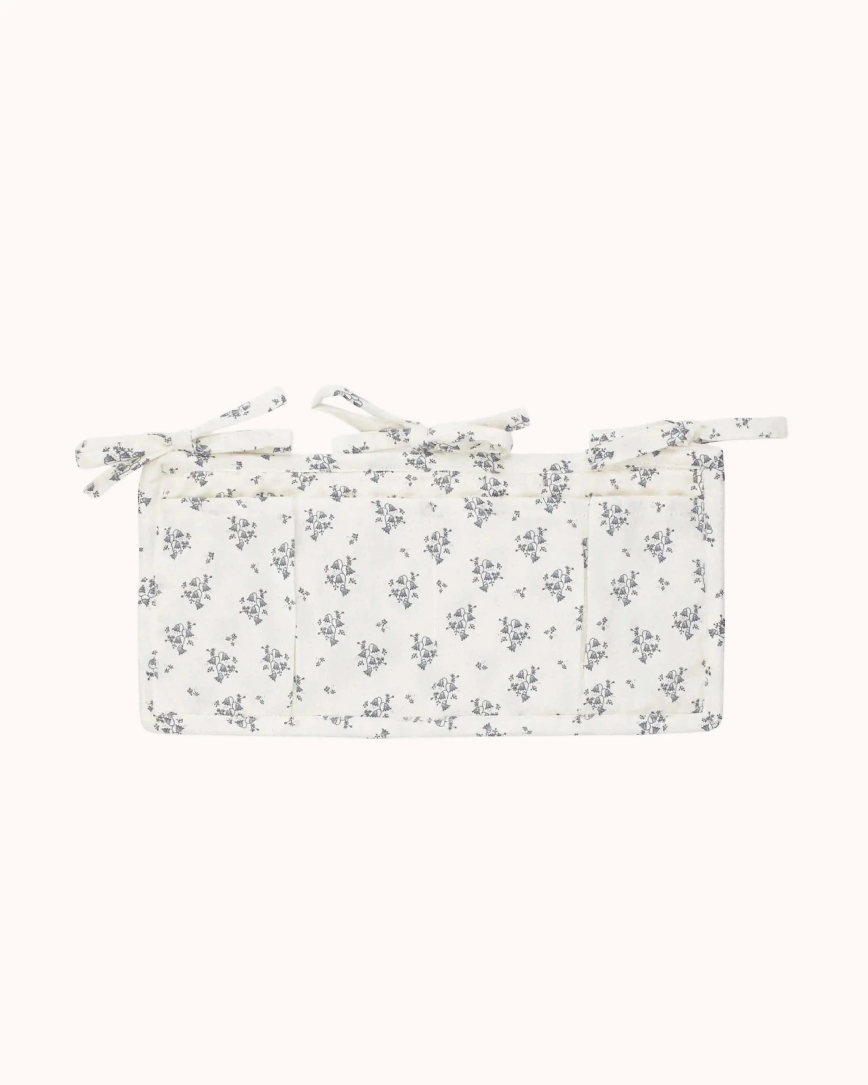 Betttasche in clochette bleue
