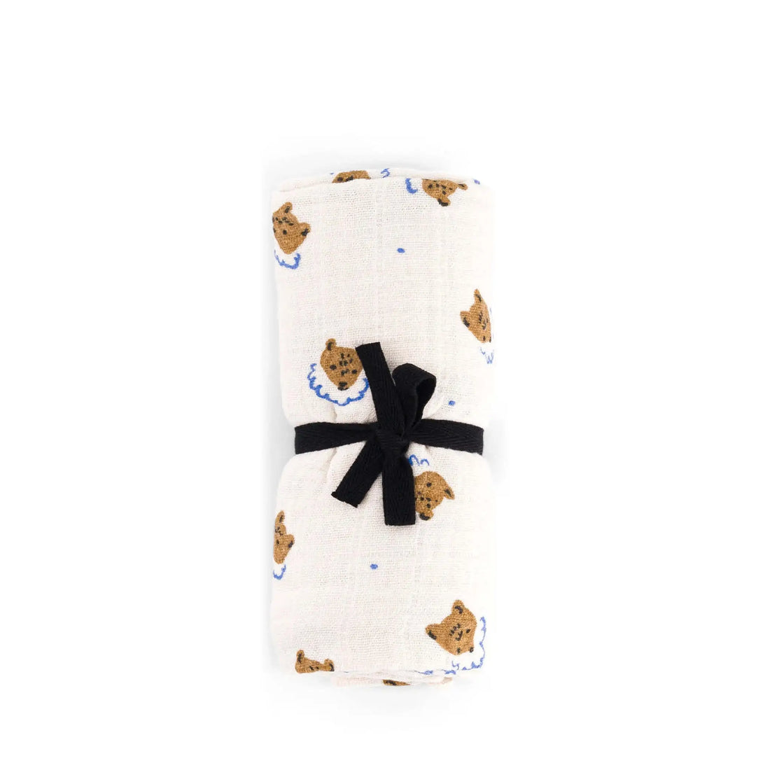 Musselin Swaddle Bianca Teddy