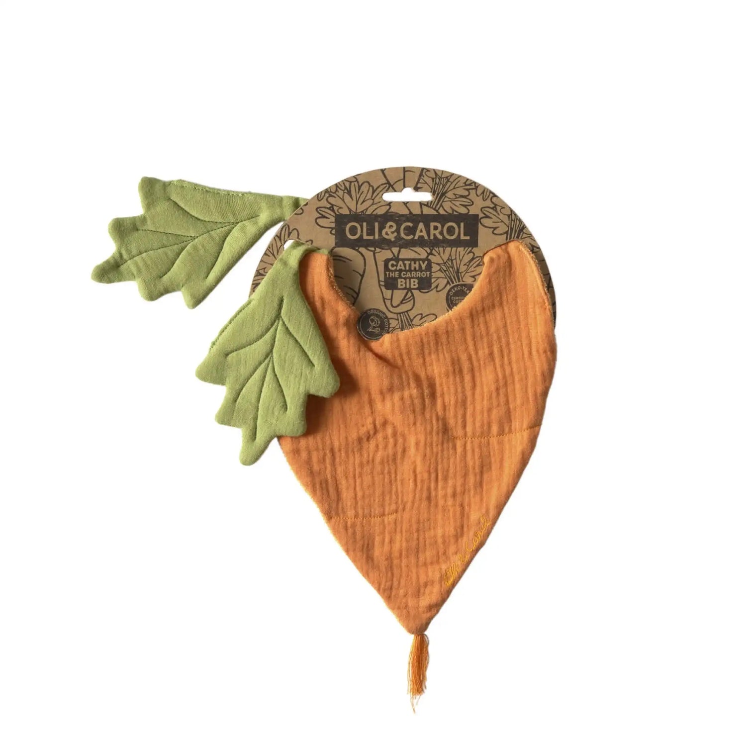 Cathy The Carrot Bib