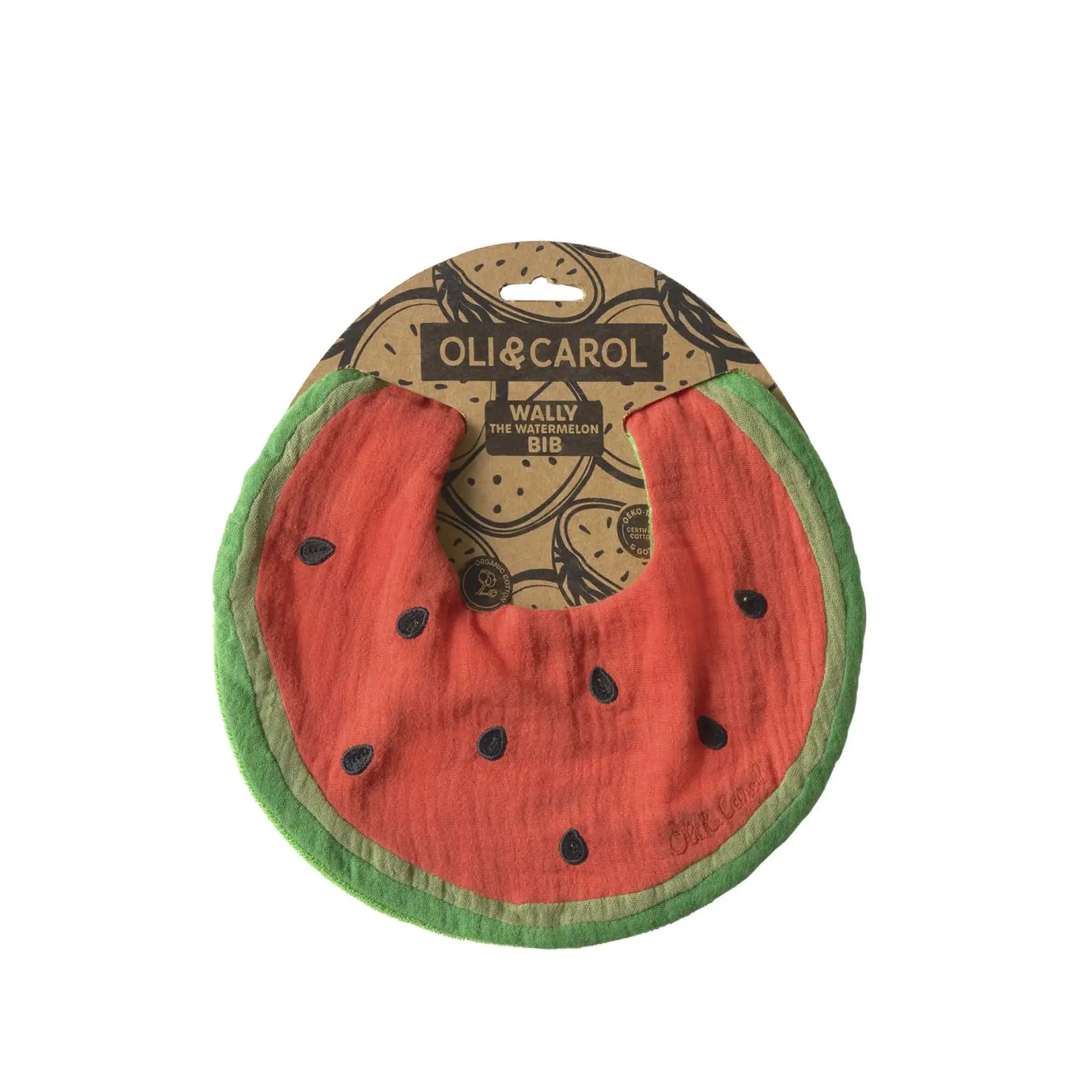 Wally The Watermelon Bib