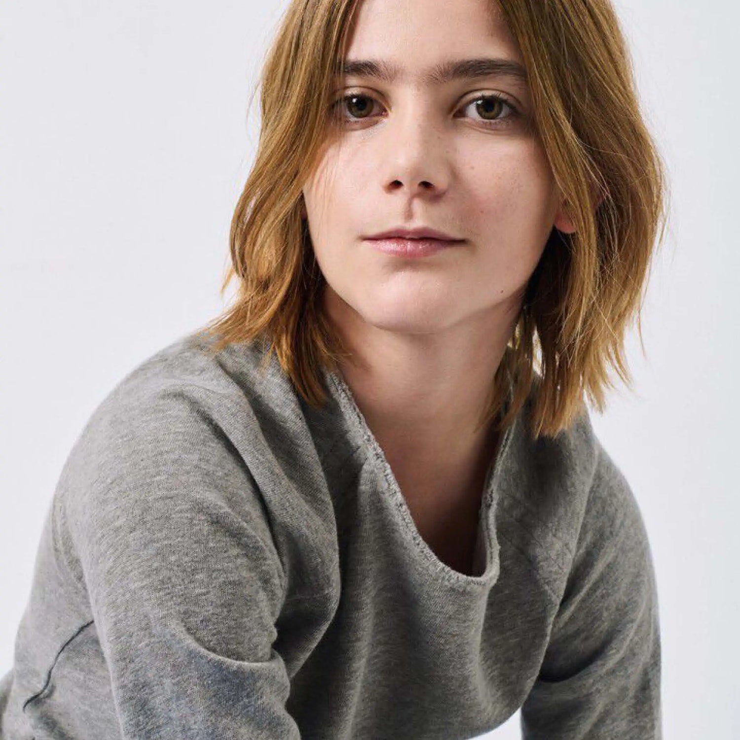 Long-sleeved T-Shirt Sonoma in gris chine