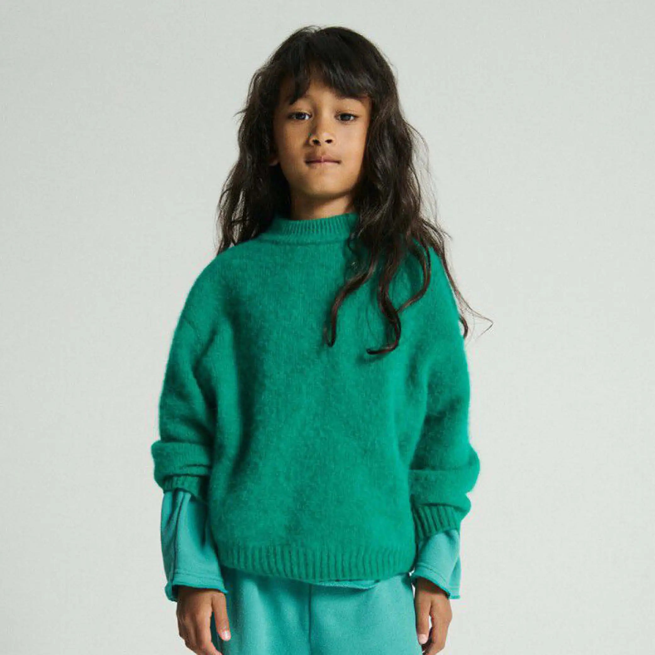 Pullover Vitow in menthol melange