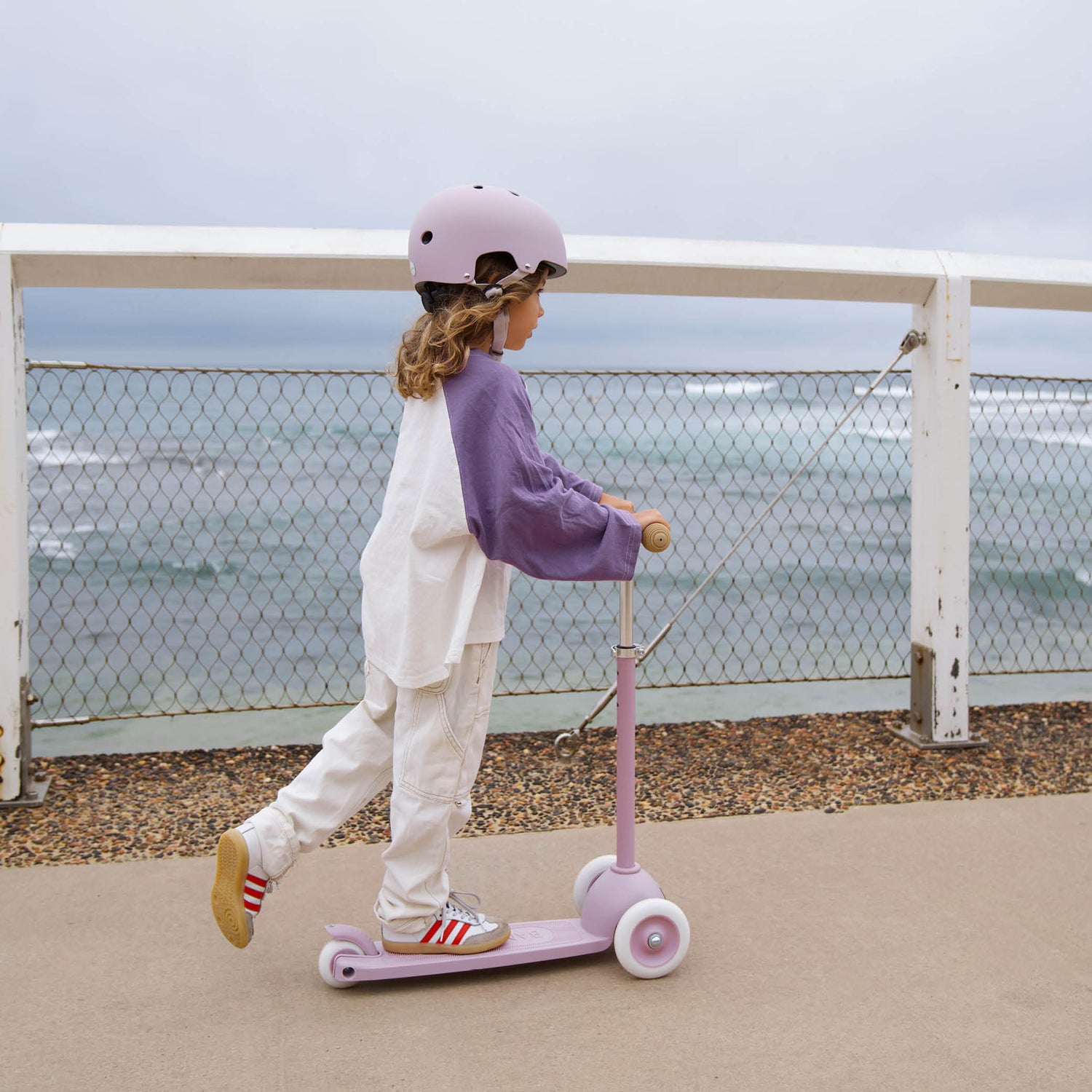 Kids Eco Helmet in lavender