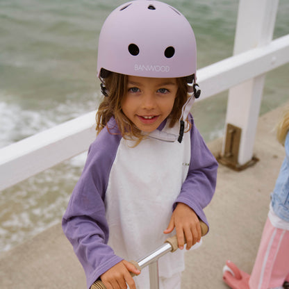 Kinder Eco Helm in lavender