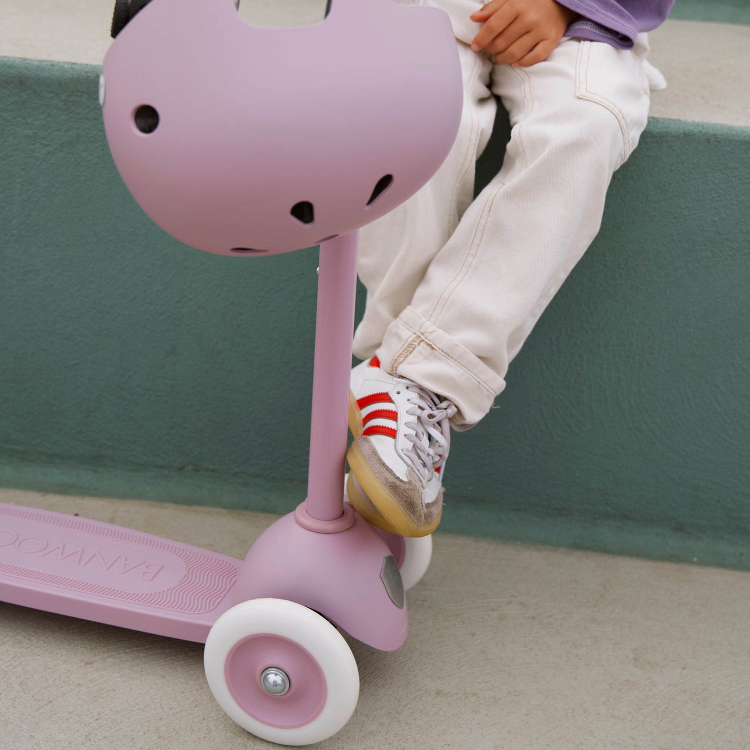 Kids Eco Helmet in lavender