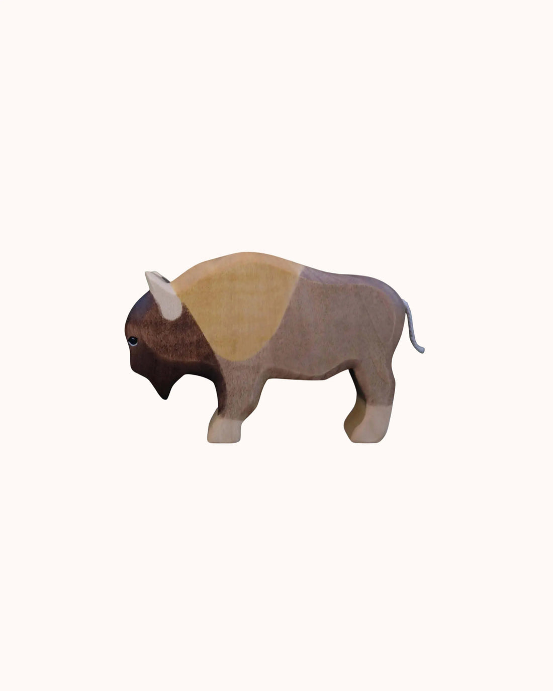 Holzfigur Bison