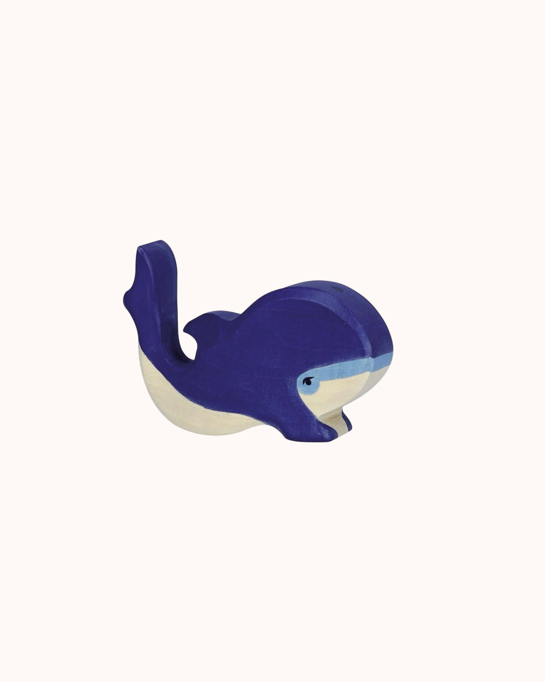 Wooden Figure Little Blue Whale