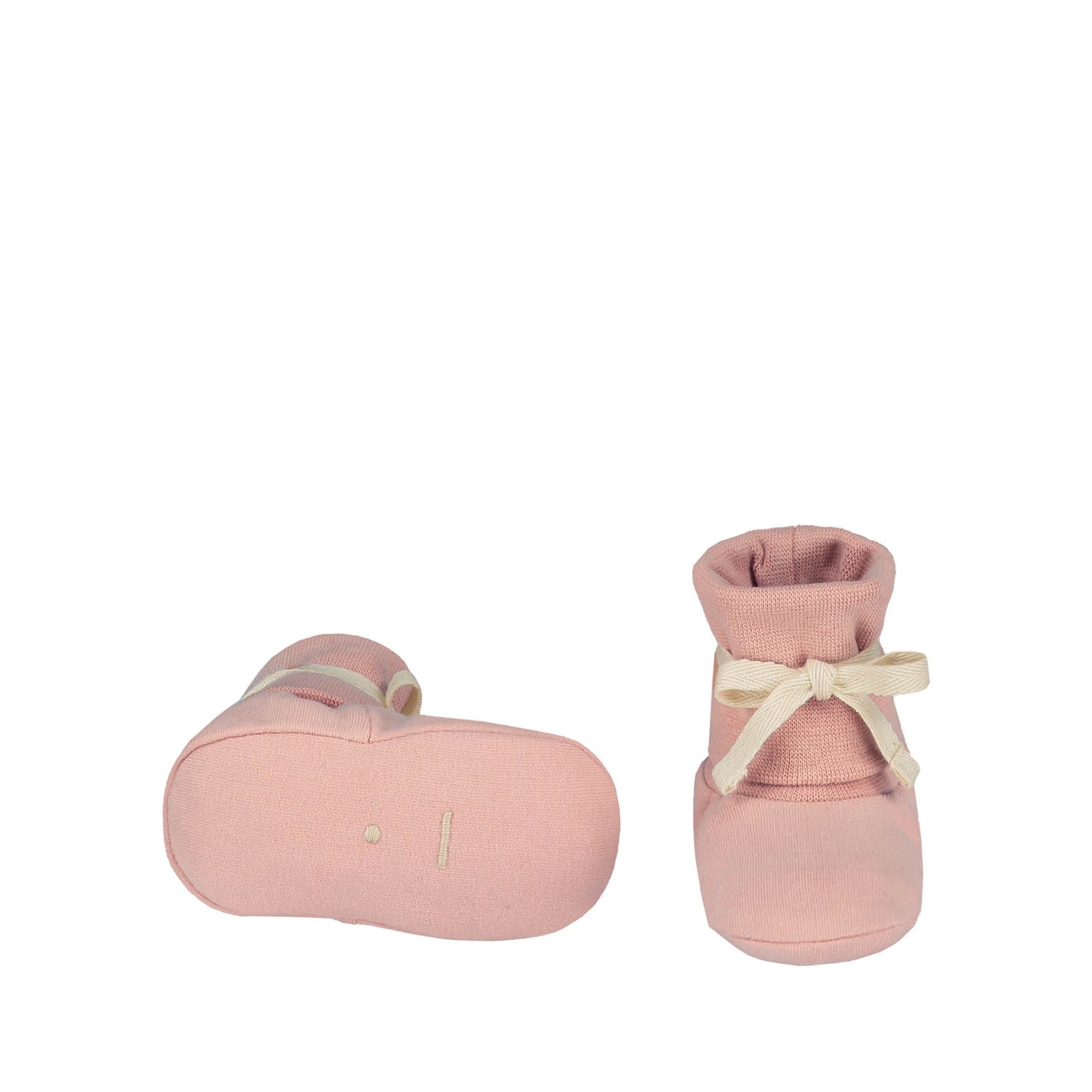 Baby Booties in faded pink