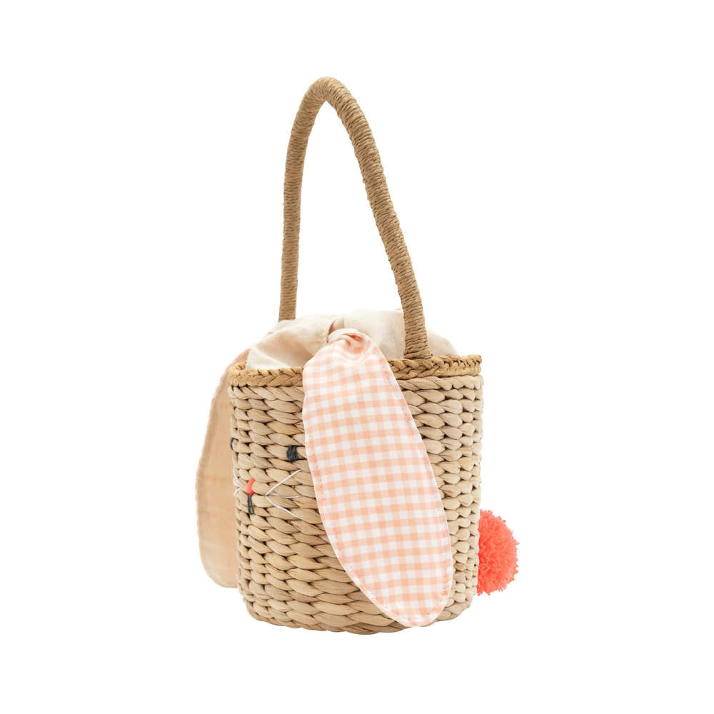 Bunny Straw Basket