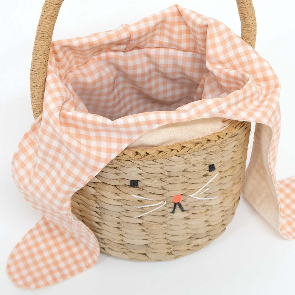 Bunny Straw Basket