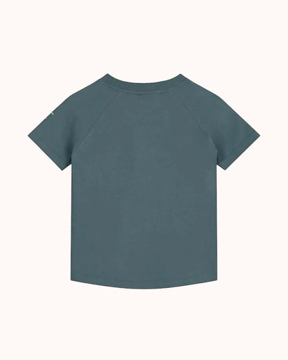 Kurzärmliges T-Shirt in blue grey