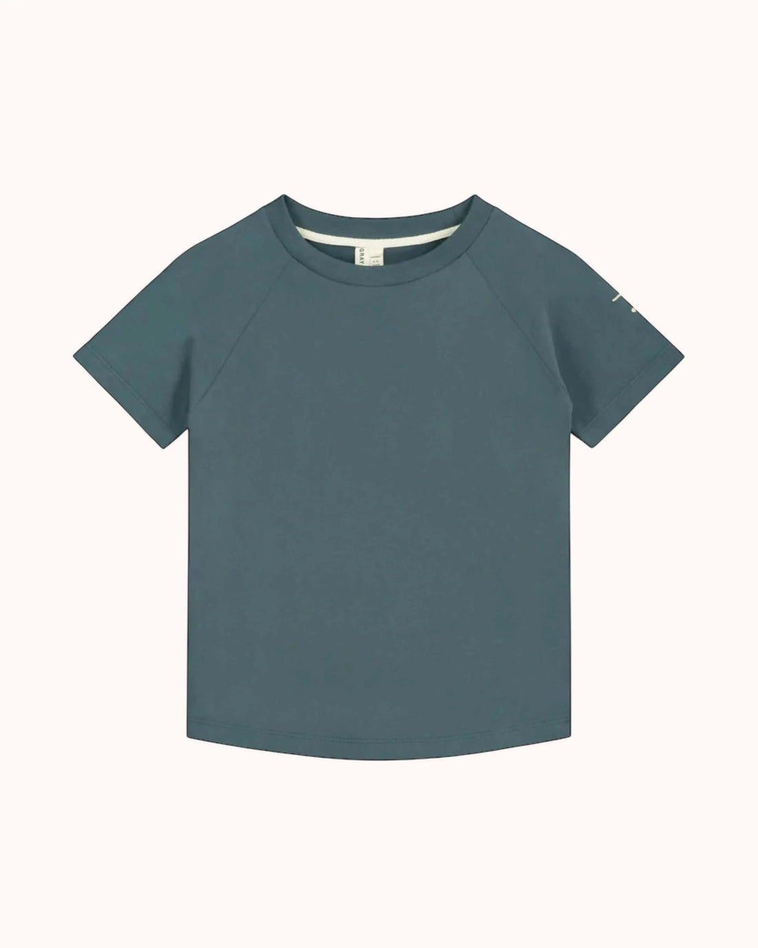 Kurzärmliges T-Shirt in blue grey