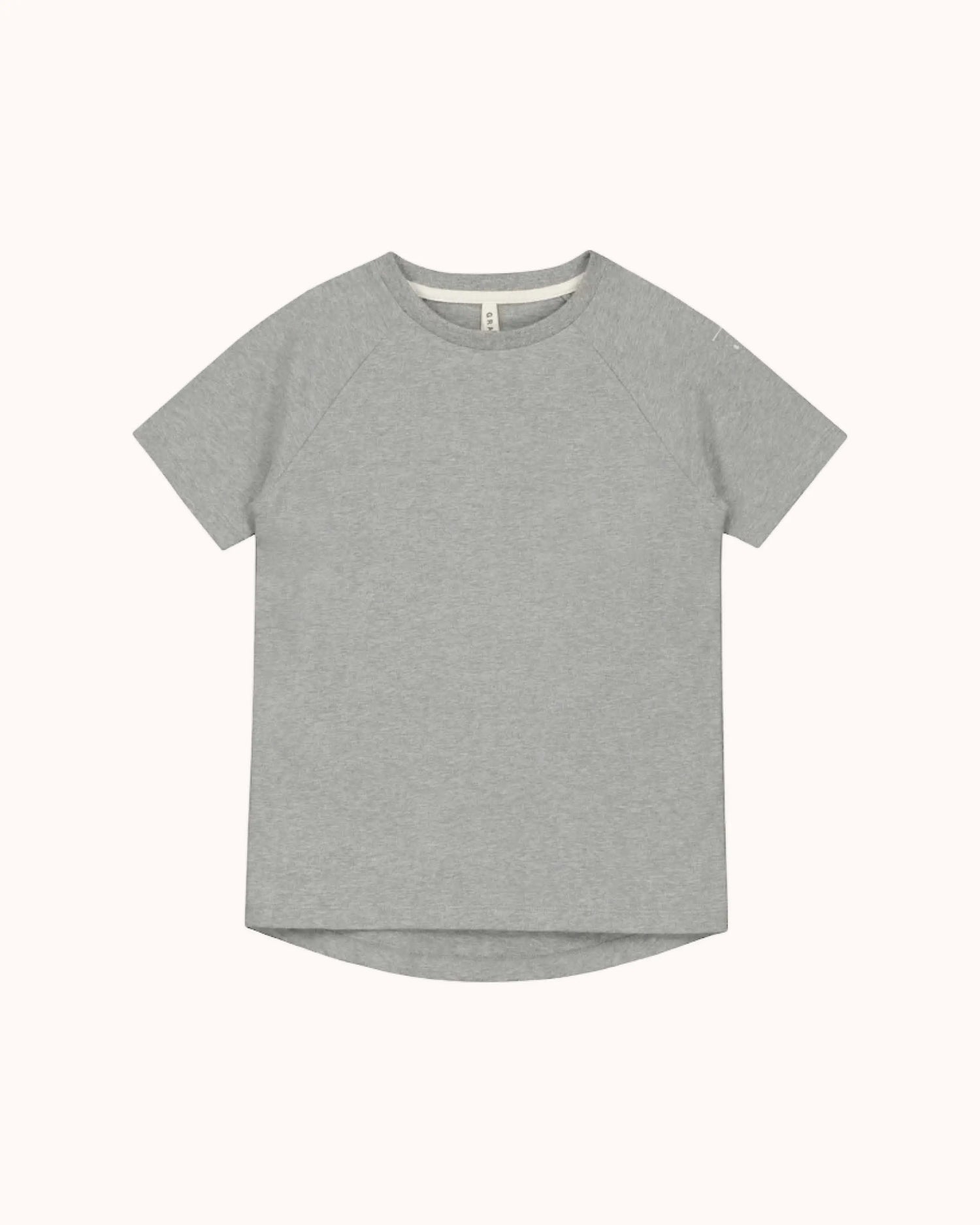 Kurzärmliges T-Shirt in grey melange