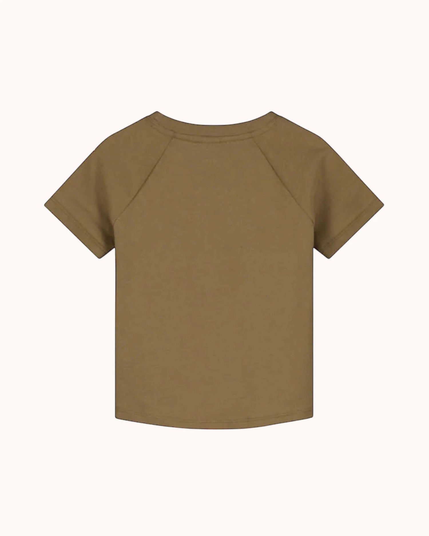 Kurzärmliges T-Shirt in peanut