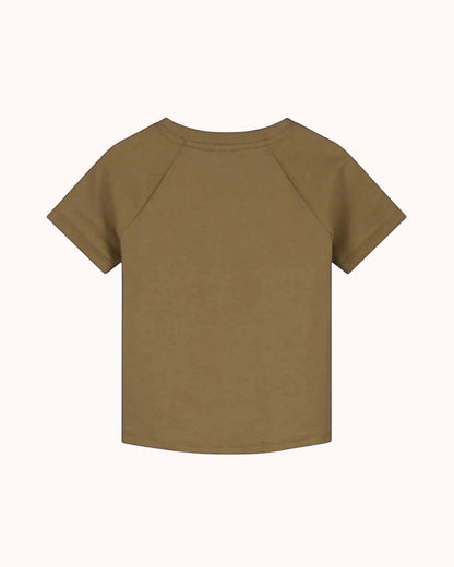 Kurzärmliges T-Shirt in peanut