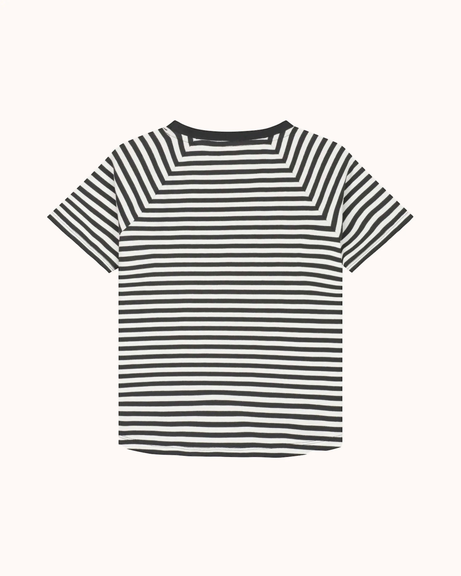 Kurzärmliges T-Shirt in nearly black/off-white