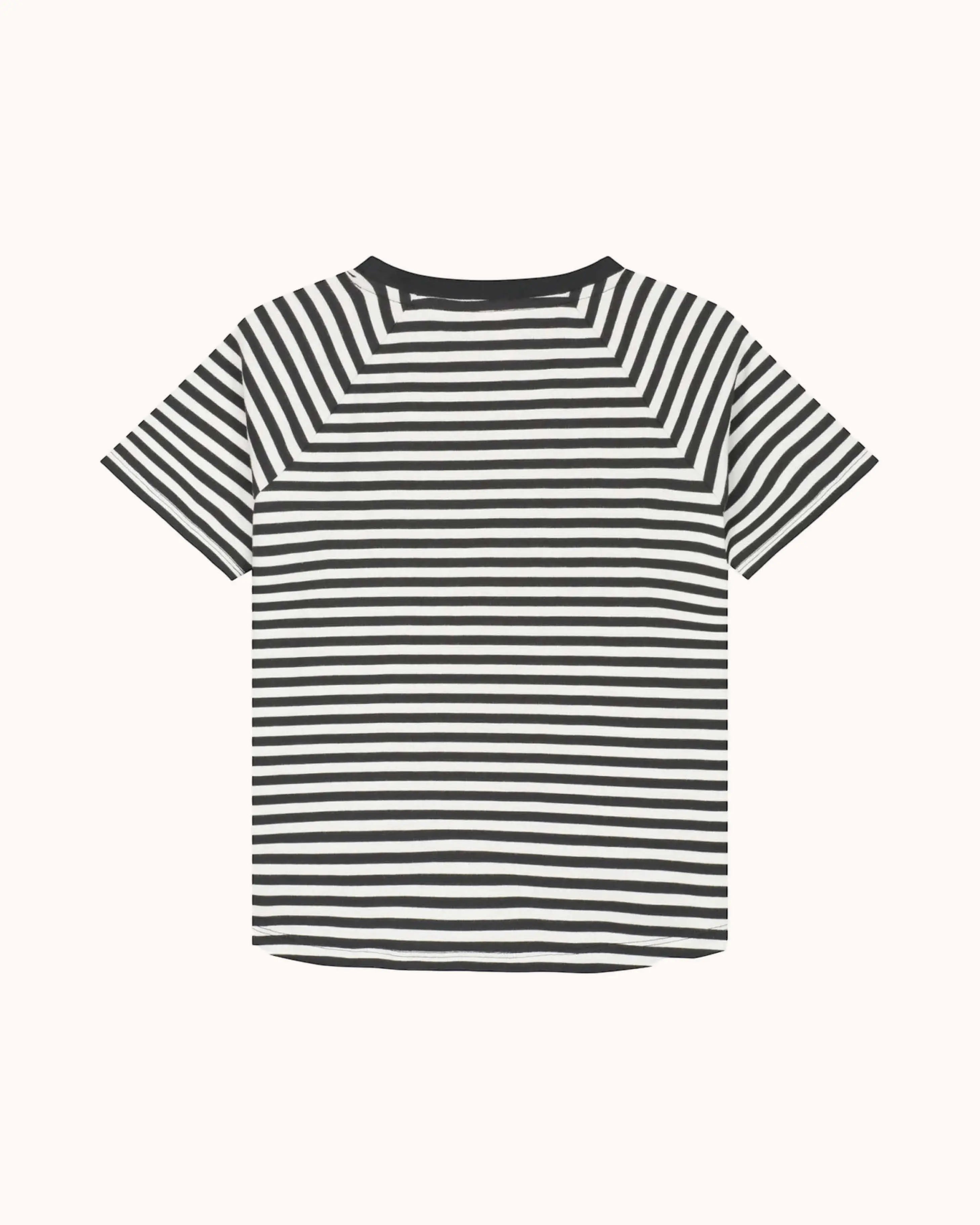 Kurzärmliges T-Shirt in nearly black/off-white