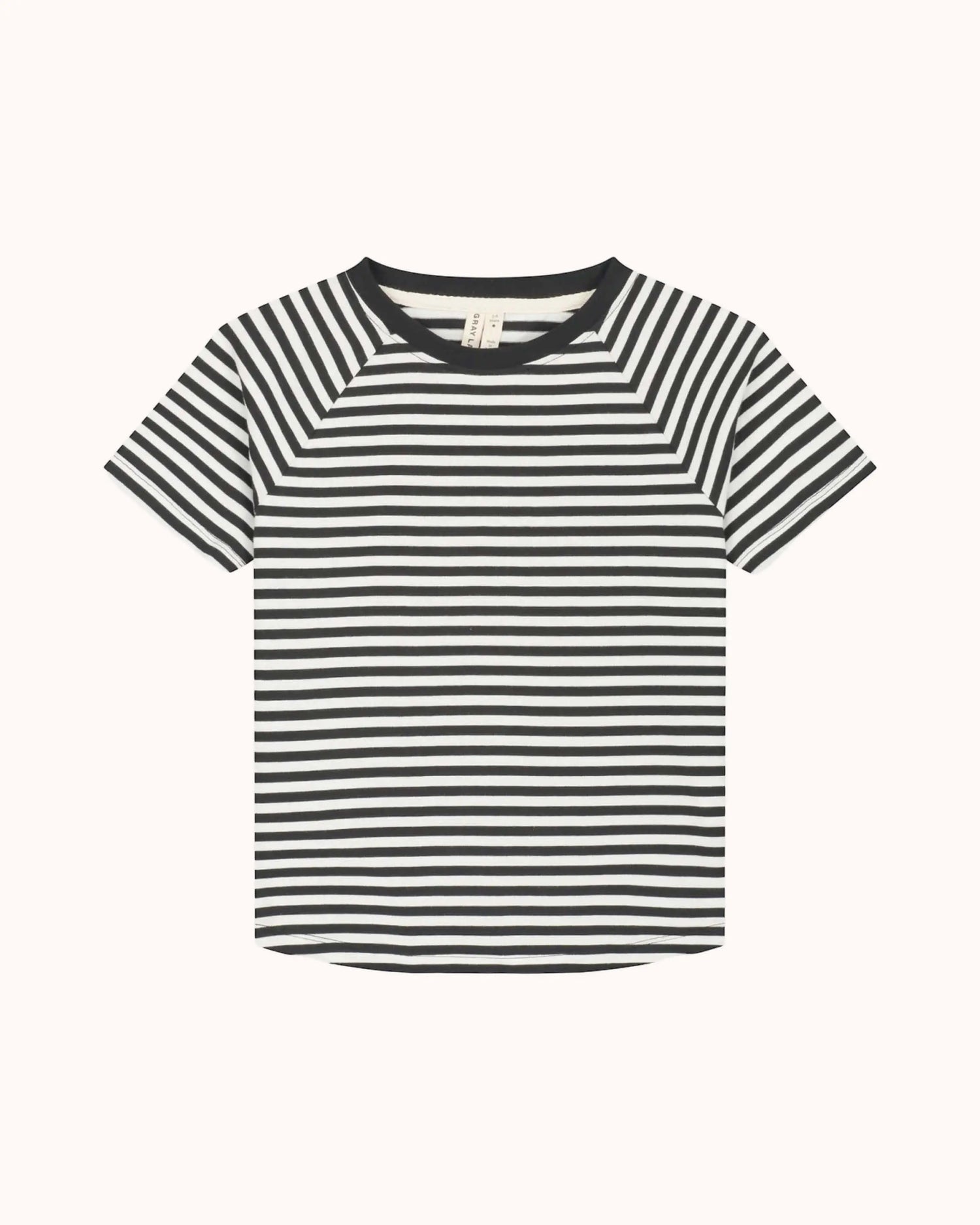 Kurzärmliges T-Shirt in nearly black/off-white