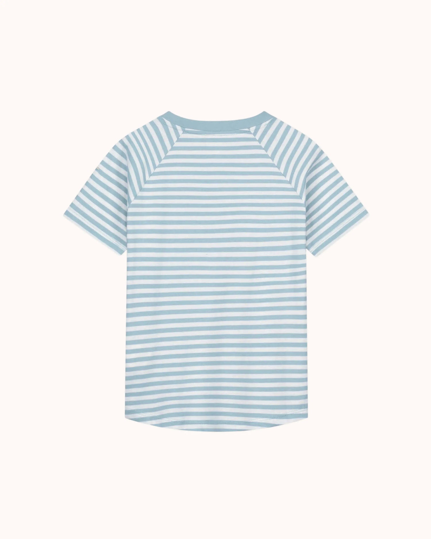 Short-sleeved T-Shirt in sky/off-white