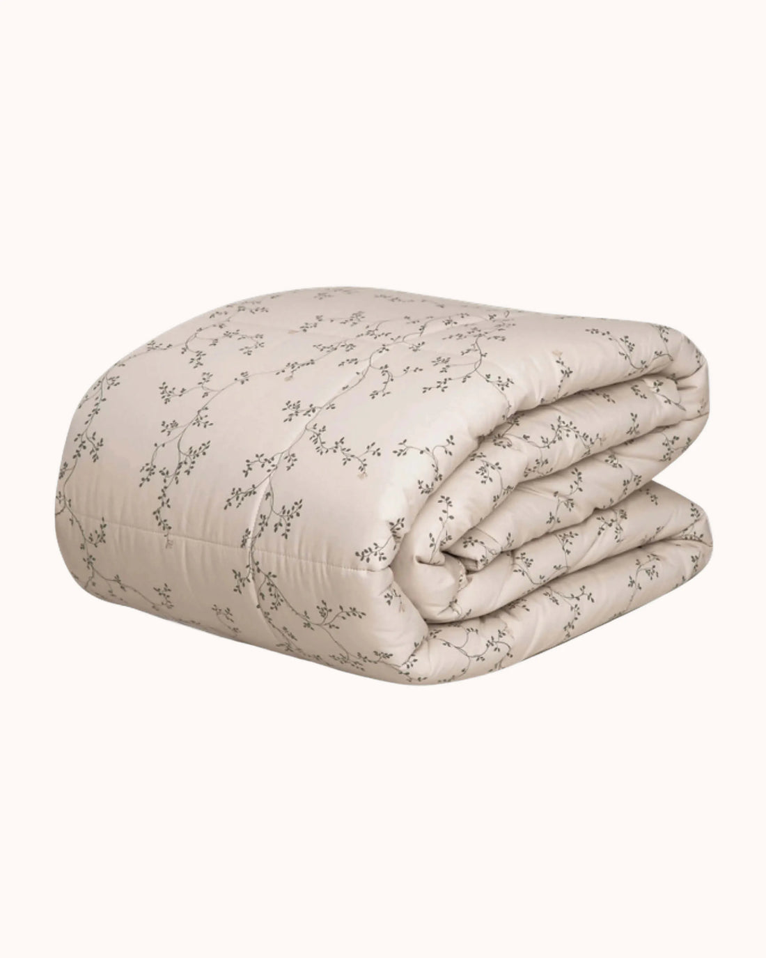Percale Quilted Blanket in botany
