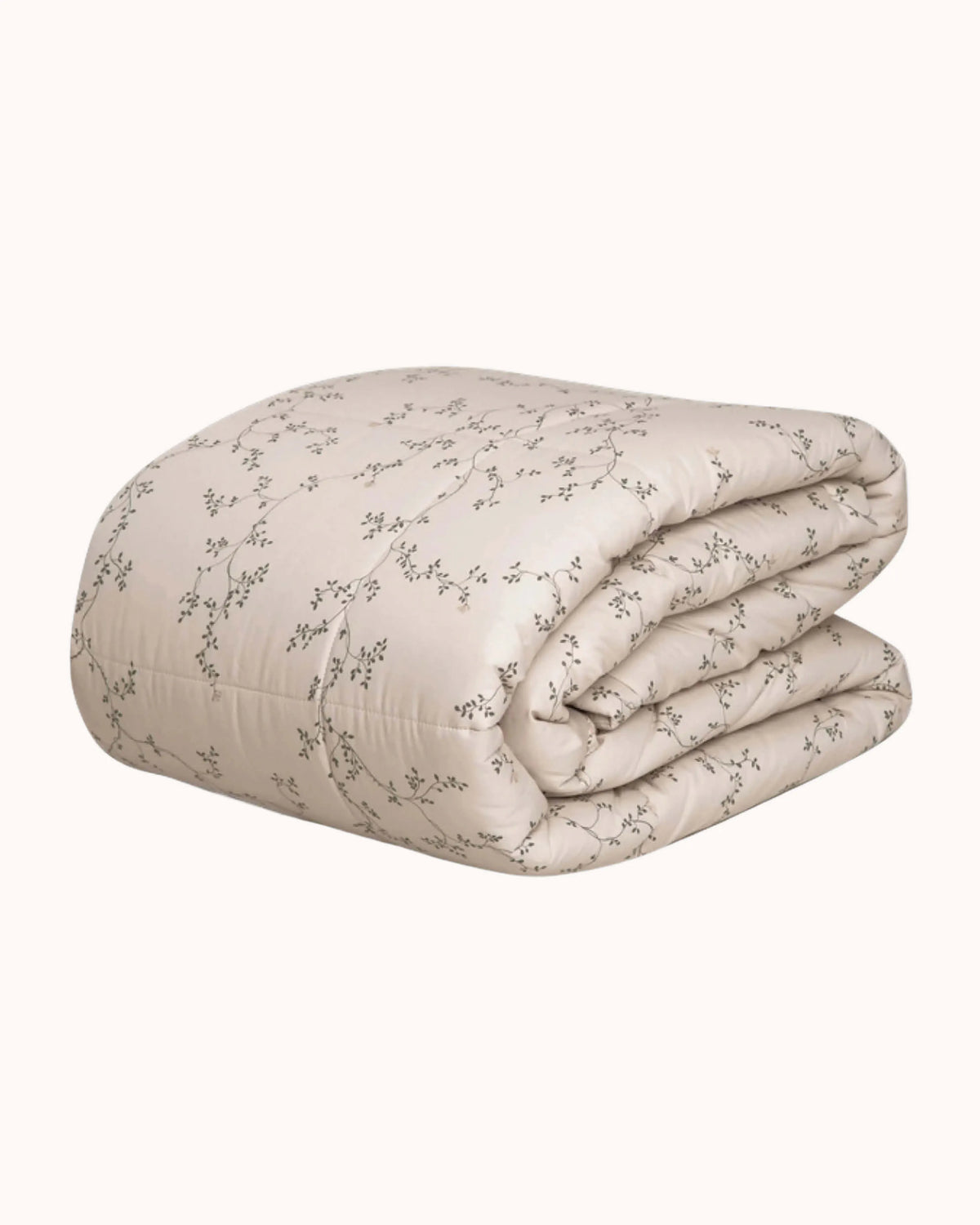 Percale Quilted Blanket in botany