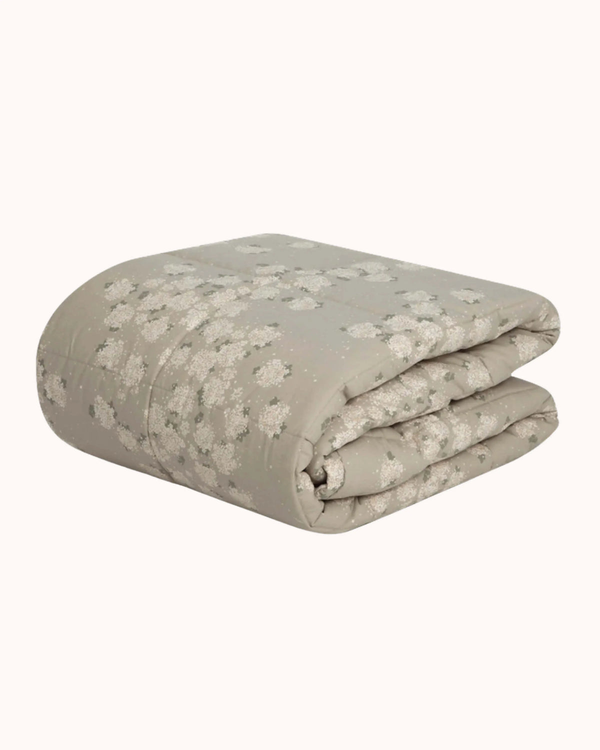 Percale Quilted Blanket in dogwood