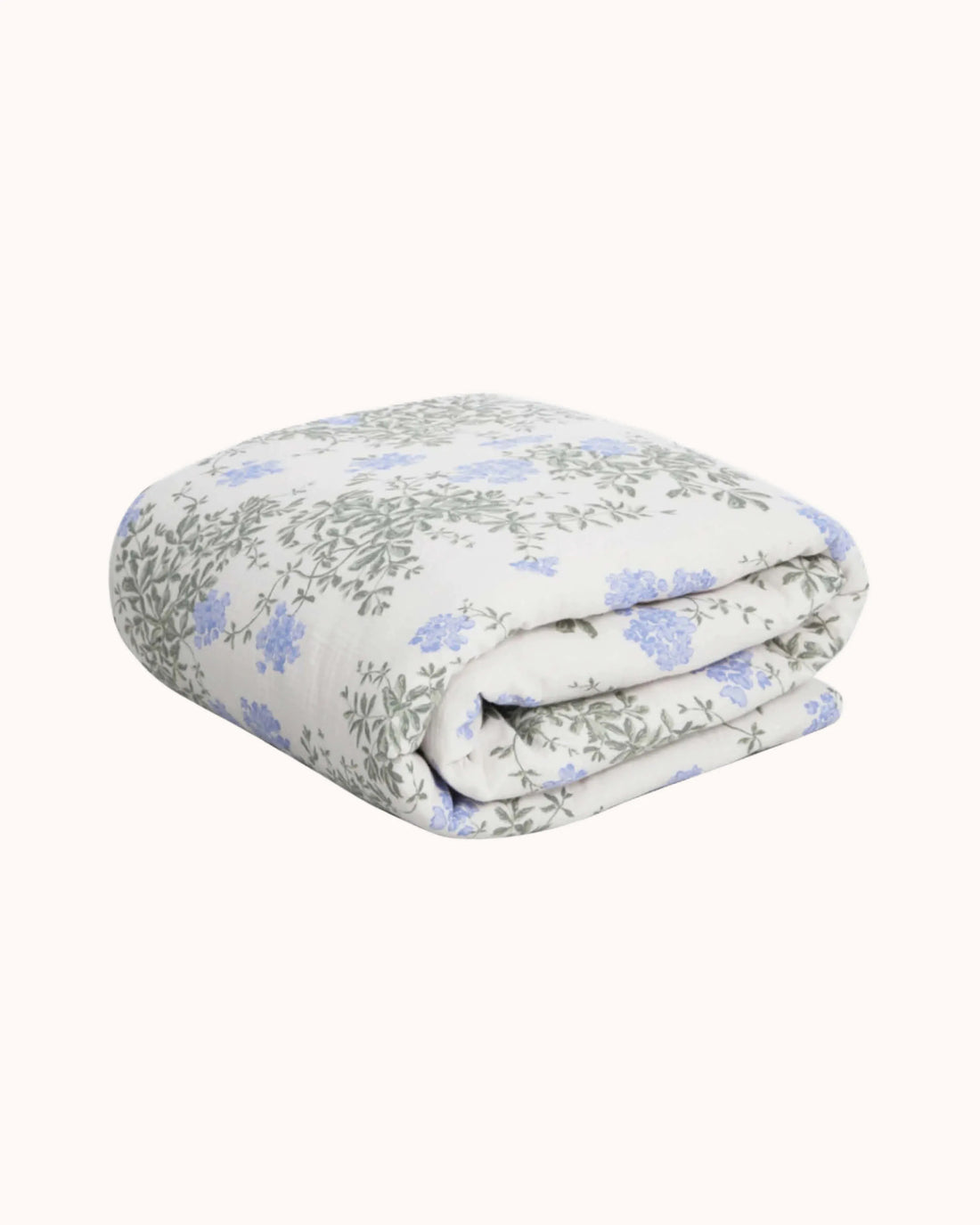Filled Muslin Blanket in plumbago