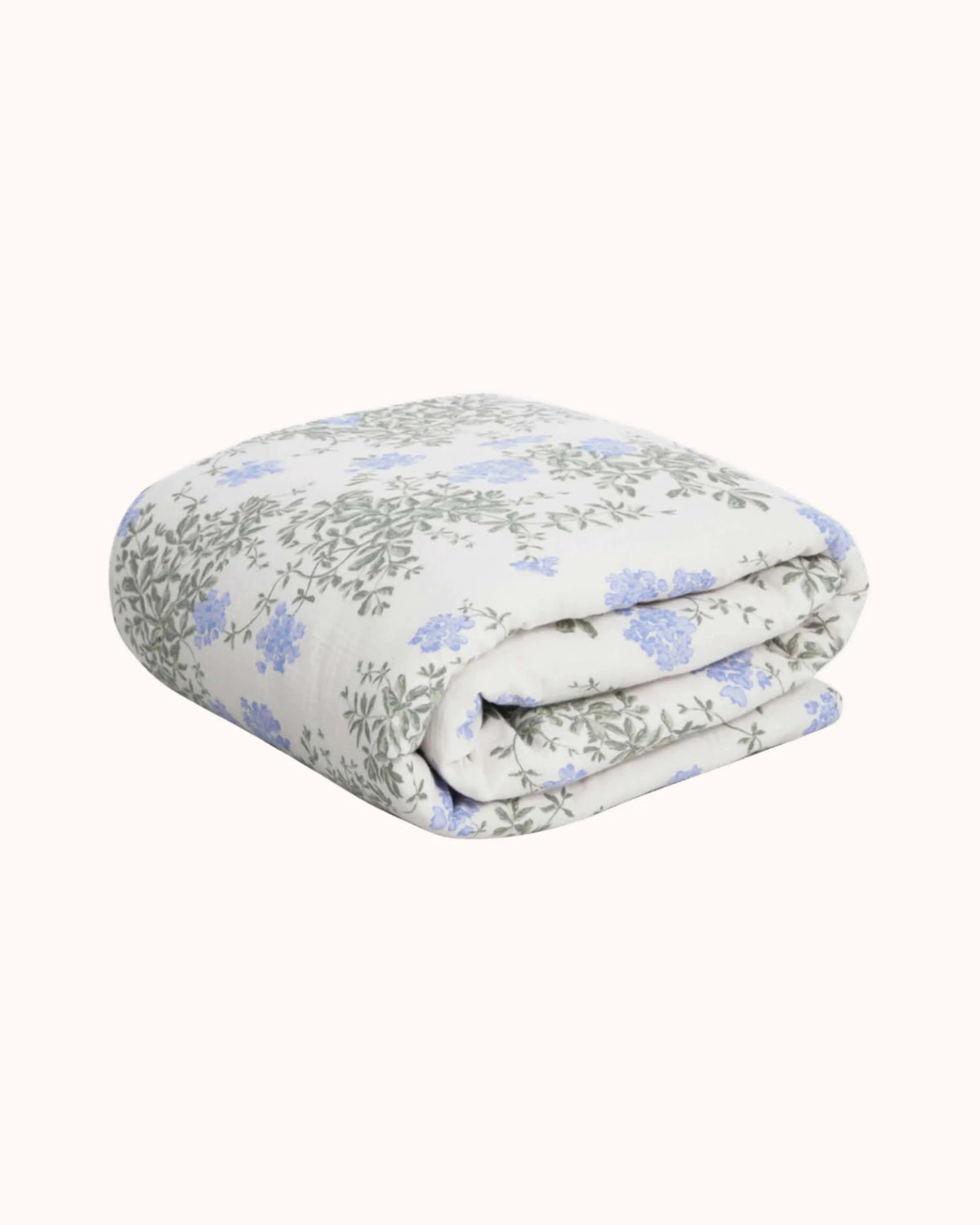 Filled Muslin Blanket in plumbago