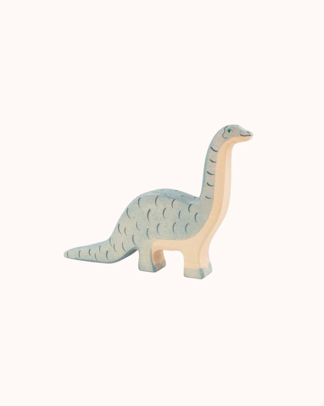 Wooden figure, Dino Brontosaurus