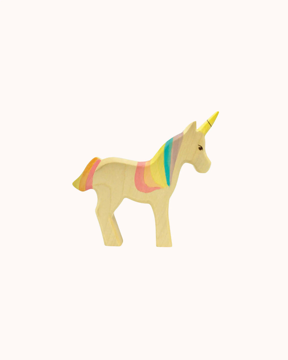 Holzfigur Regenbogen Einhorn