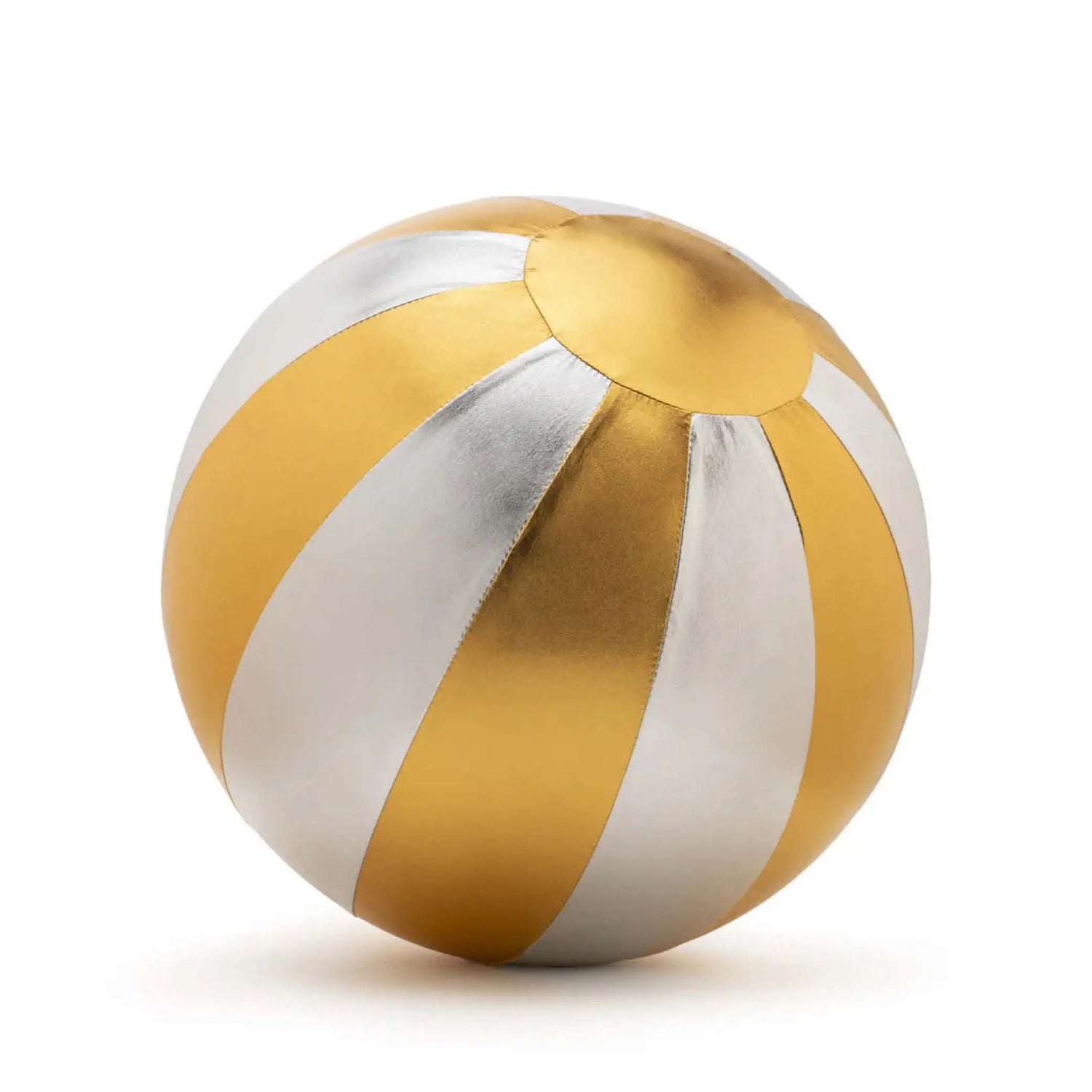 Stoffball Zirkus in gold/silber
