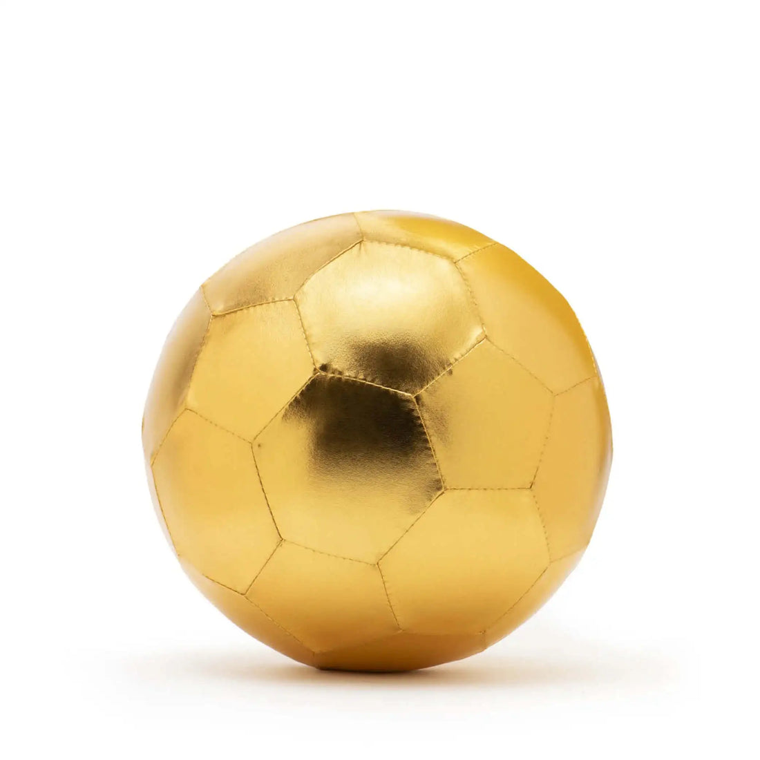 Stoffball Soccer in gold