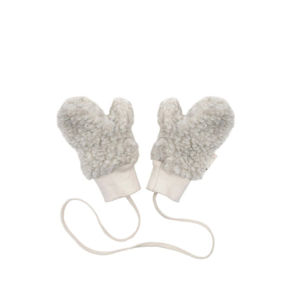 Baby Merino Mittens in cloud