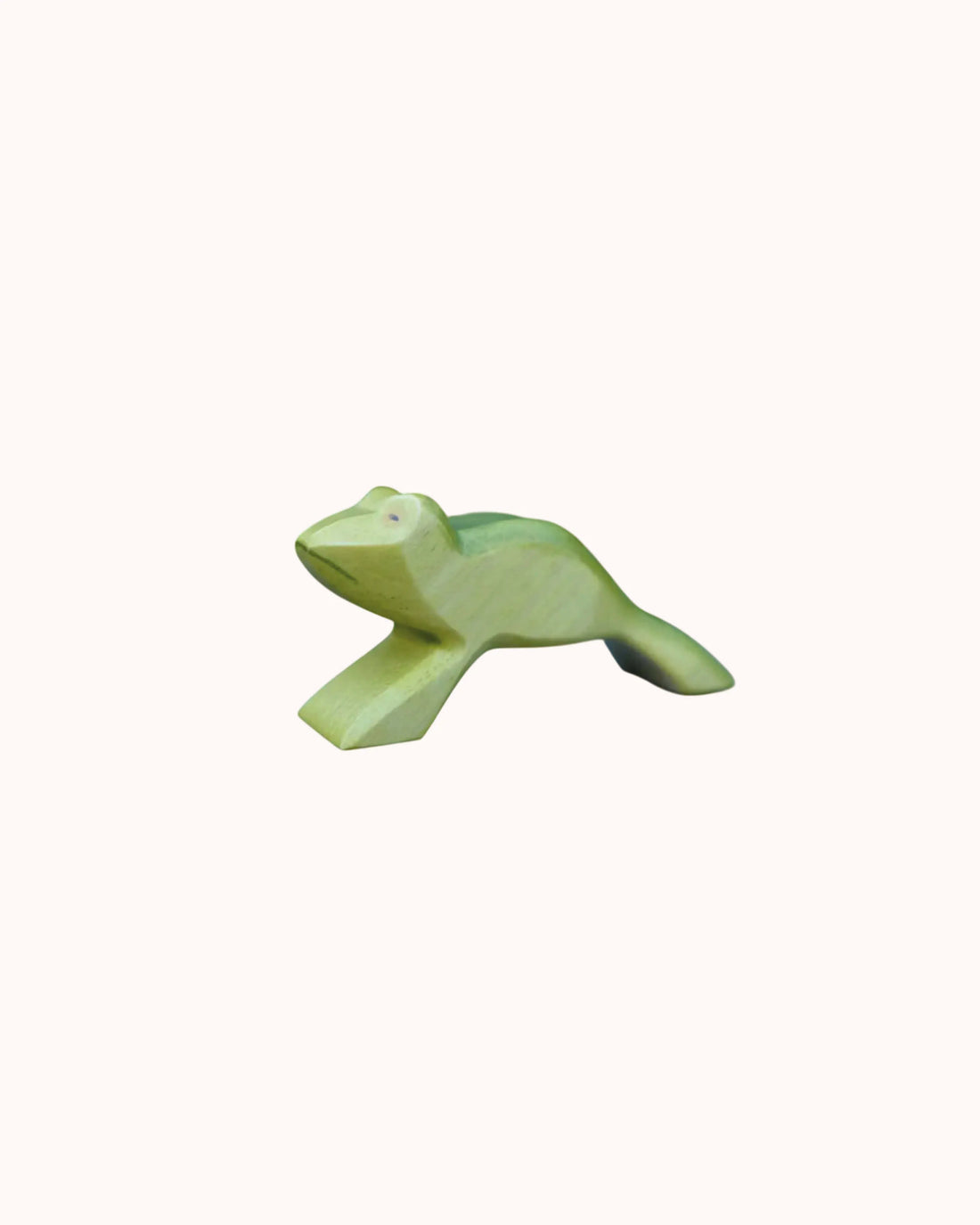 Holzfigur springender Frosch