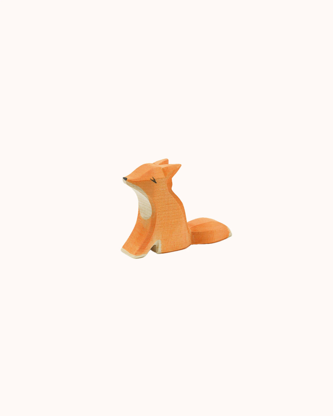 Wooden Figure Fox small sitting