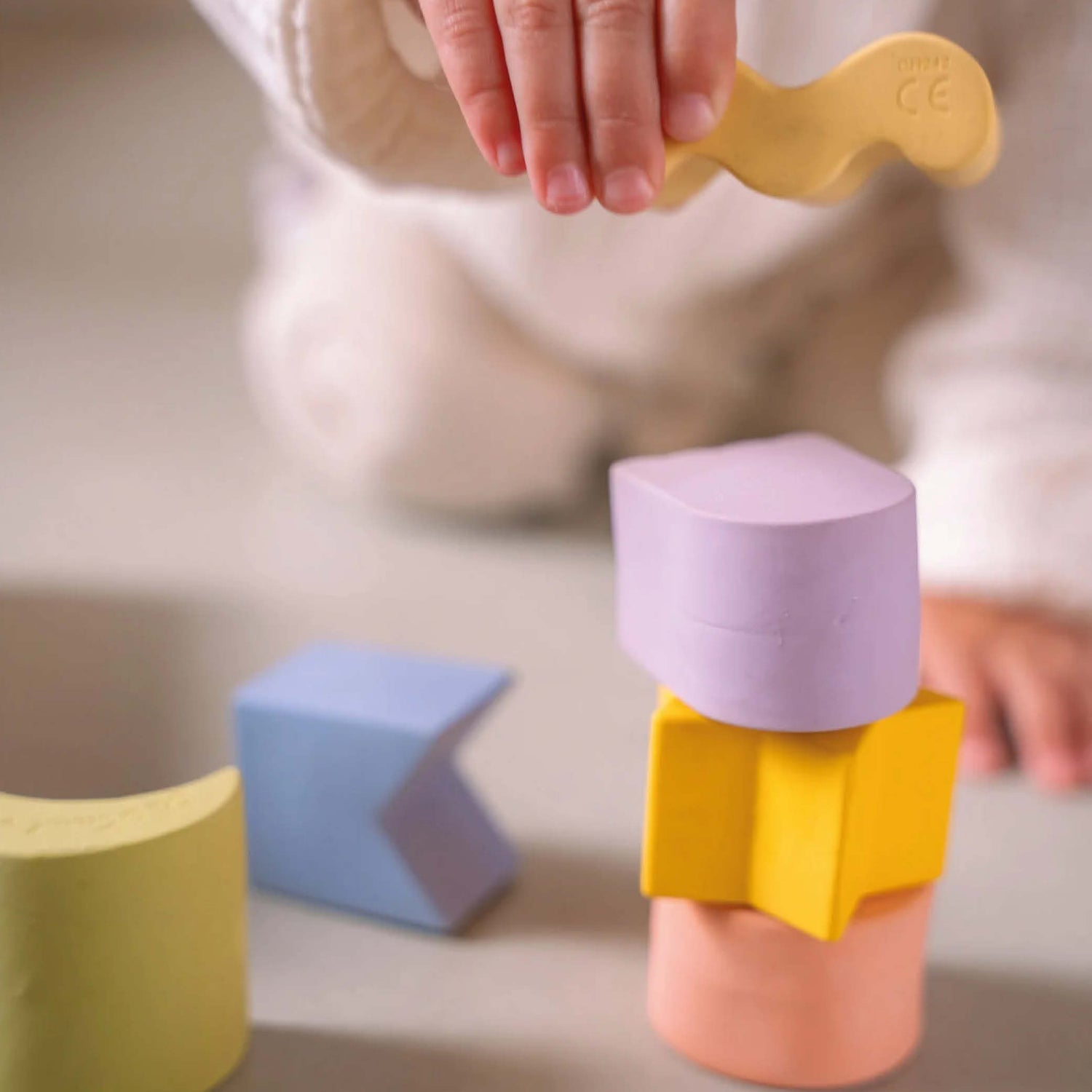 Geometric Shapes Stacking Blocks Circle