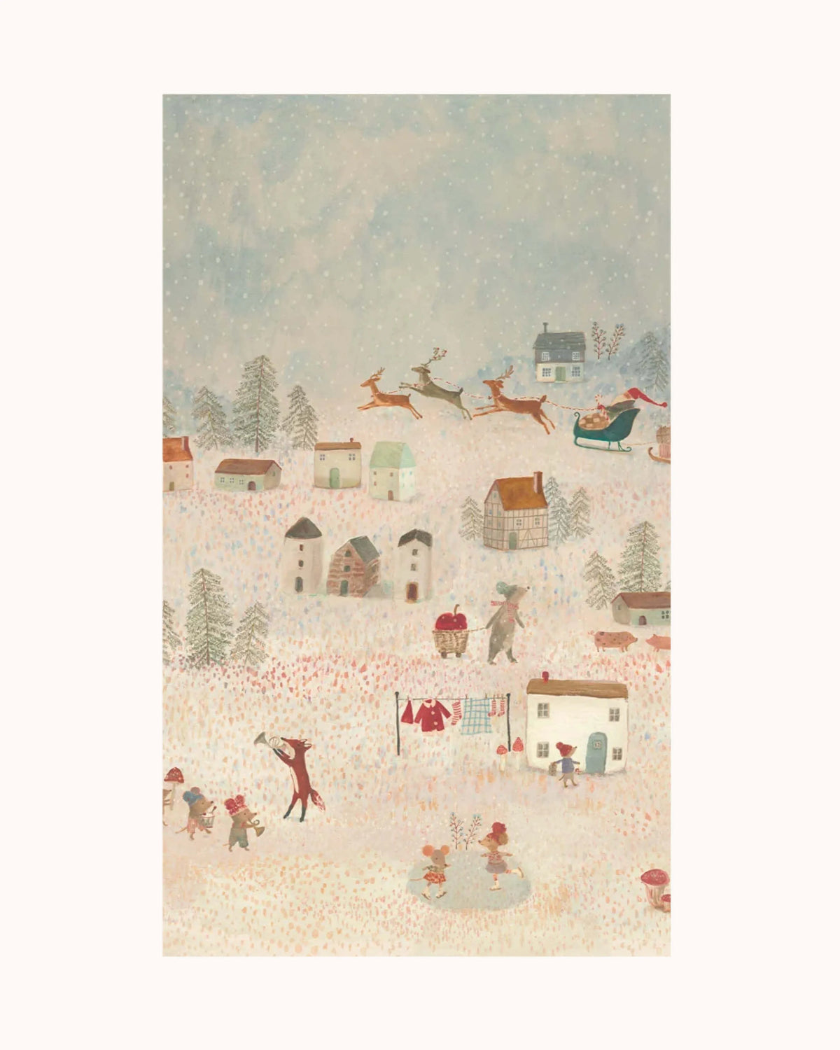 Wrapping Paper Santa is coming – 10m