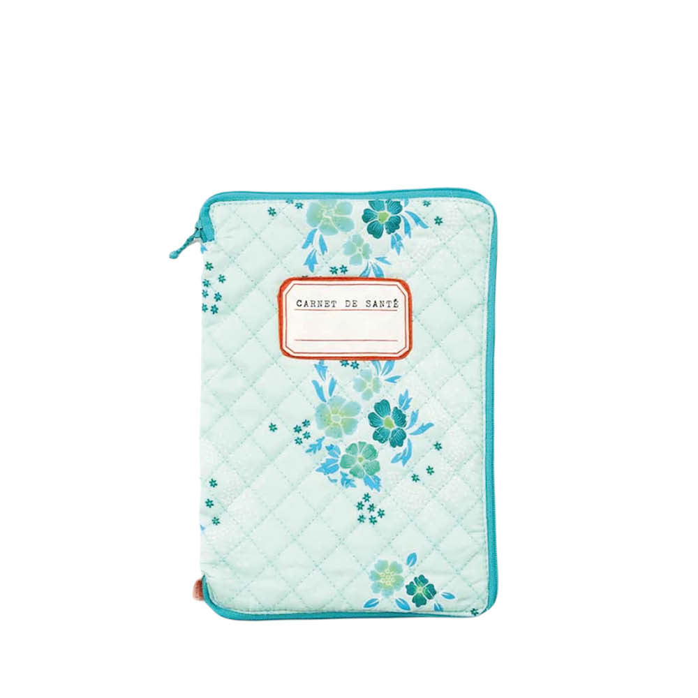 Hülle für Gesundheitsheft in folksy bleu