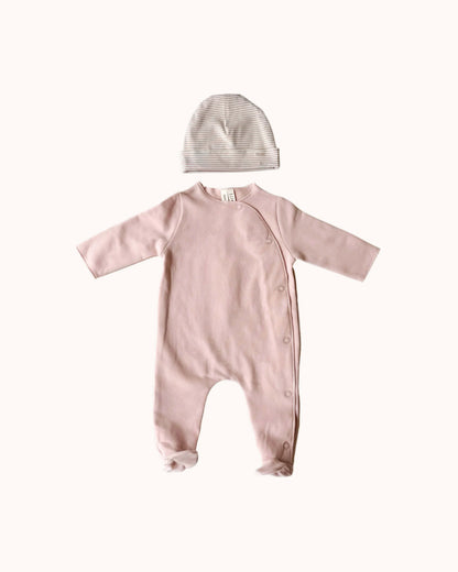 Neugeborenen Essentials Geschenkbox in faded pink