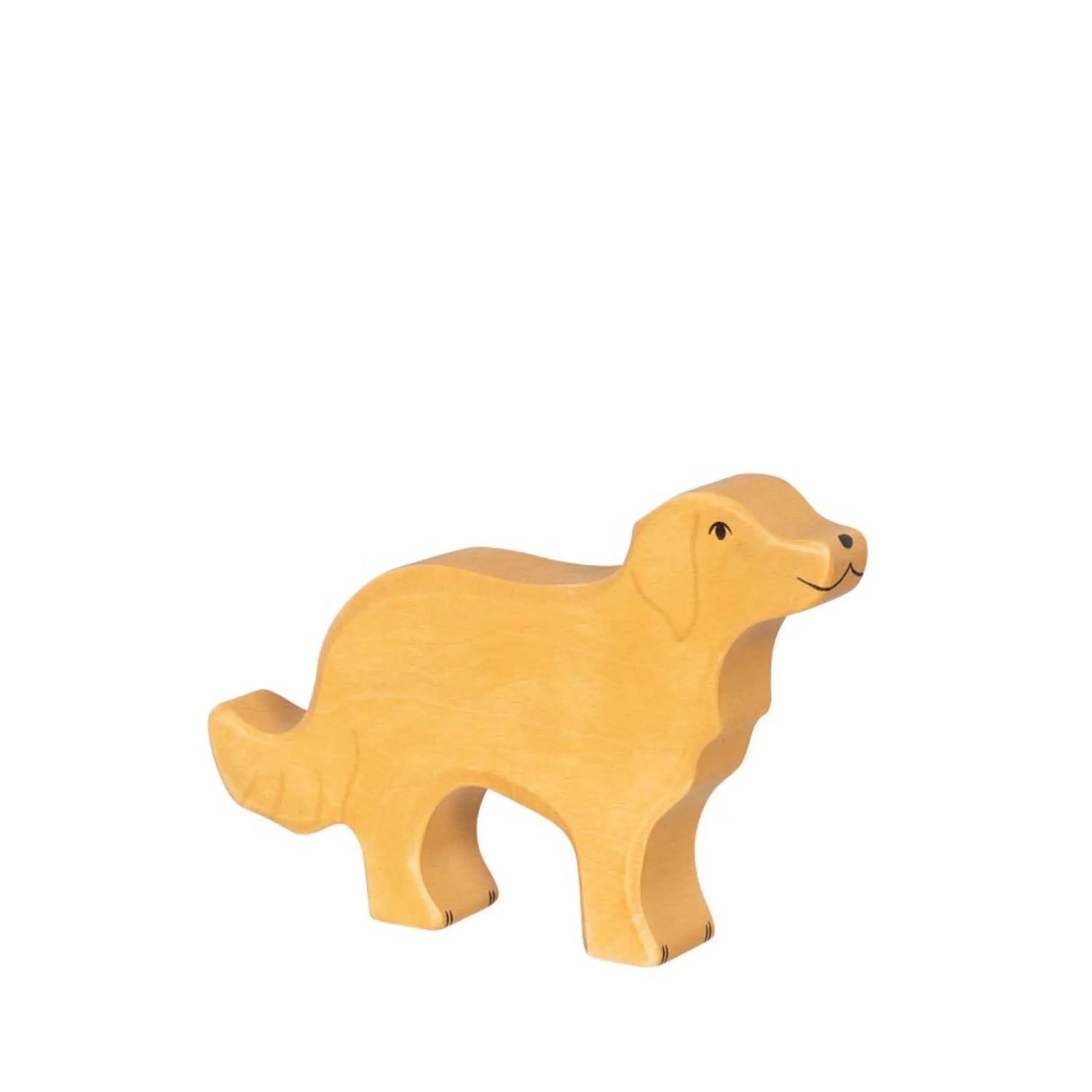 Wooden Figure Golden Retriever