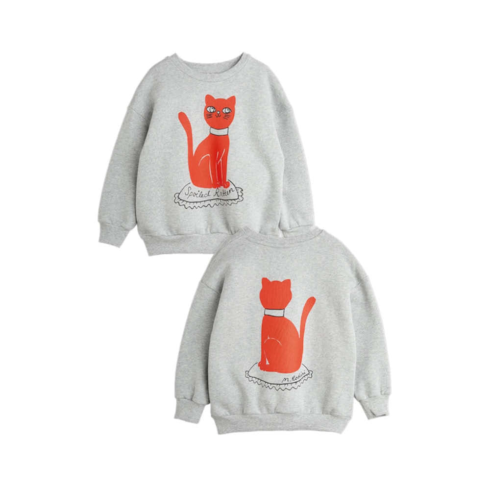 Long-sleeved Sweater red Cat