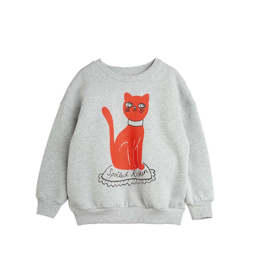 Long-sleeved Sweater red Cat