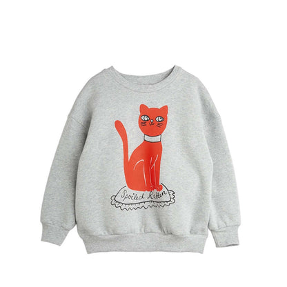 Long-sleeved Sweater red Cat