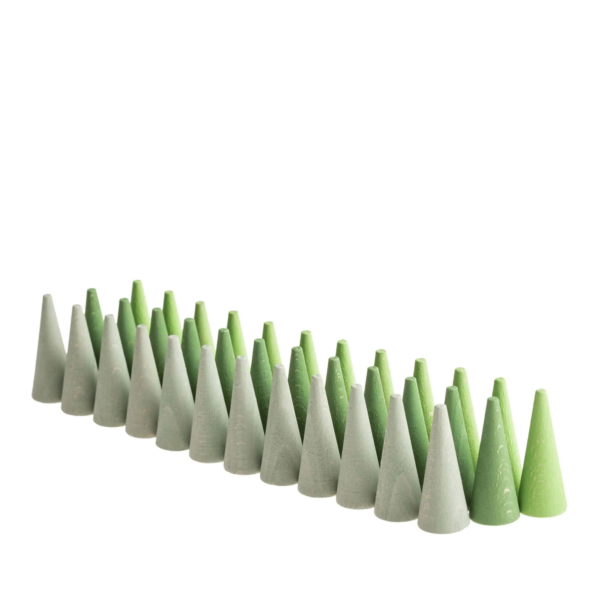 Mandala Grüne Kegel