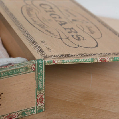 Grandma &amp; Grandpa Mouse in Cigar Box