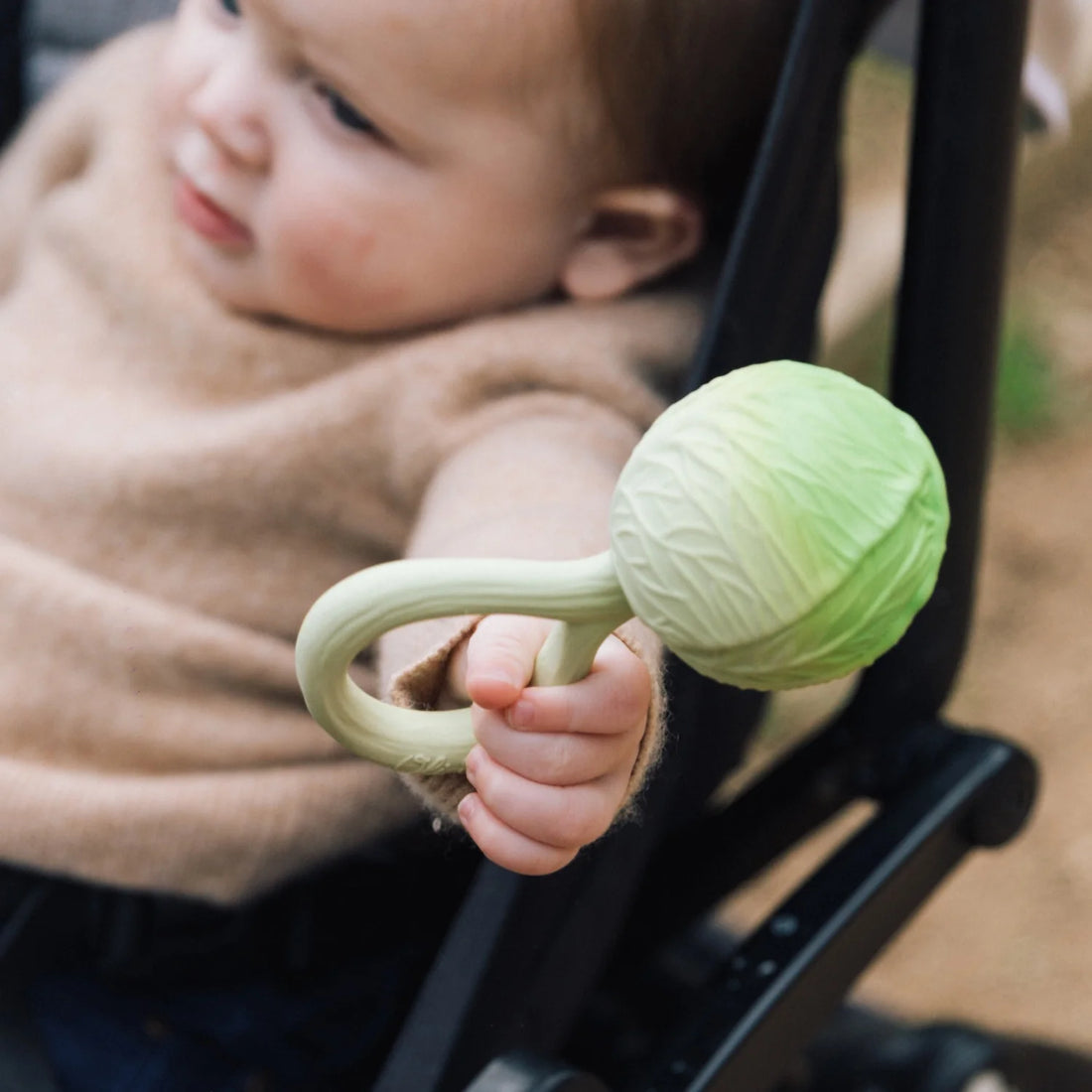 Teether and Rattle Cabbage