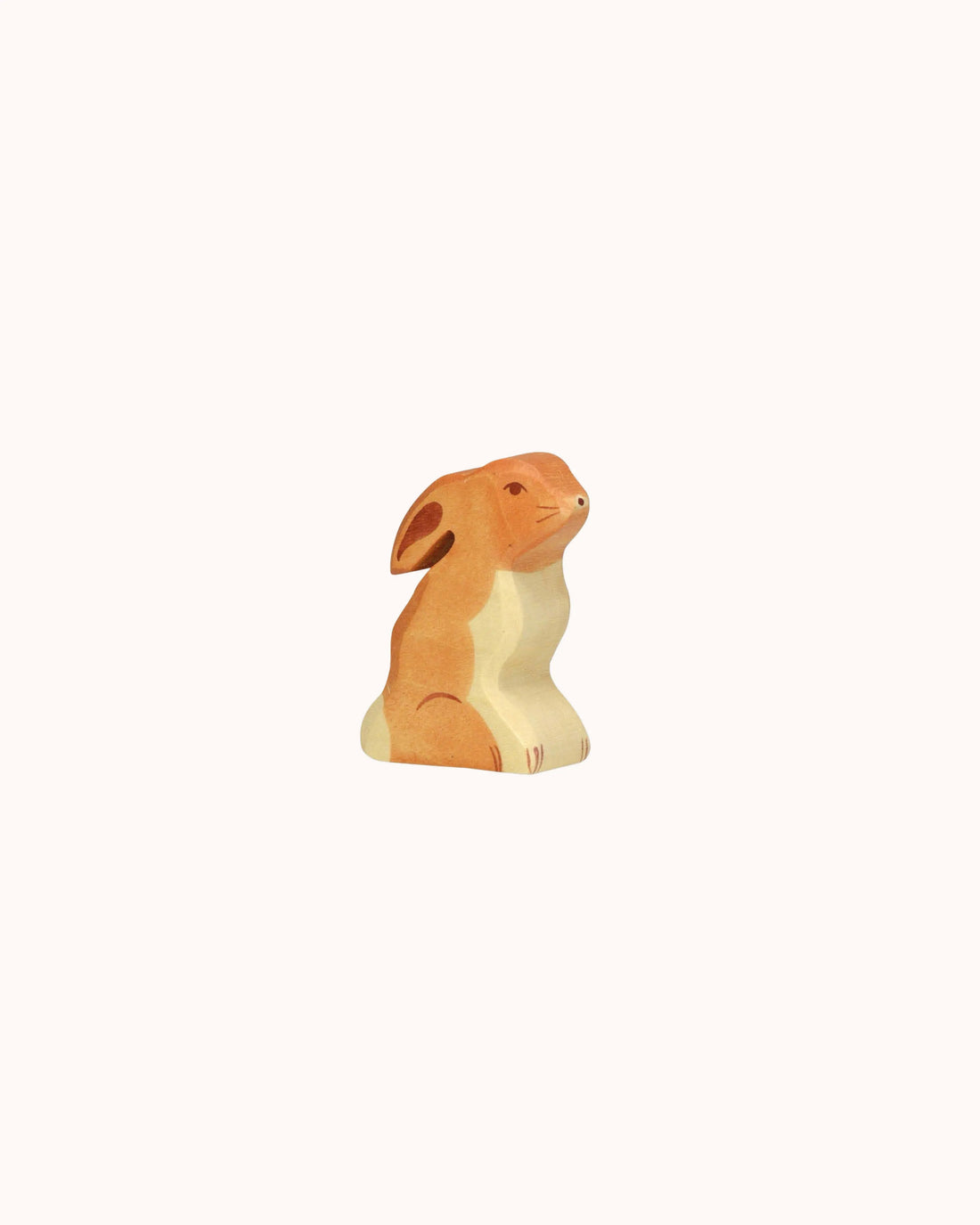 Wooden Figure sitting Rabbit