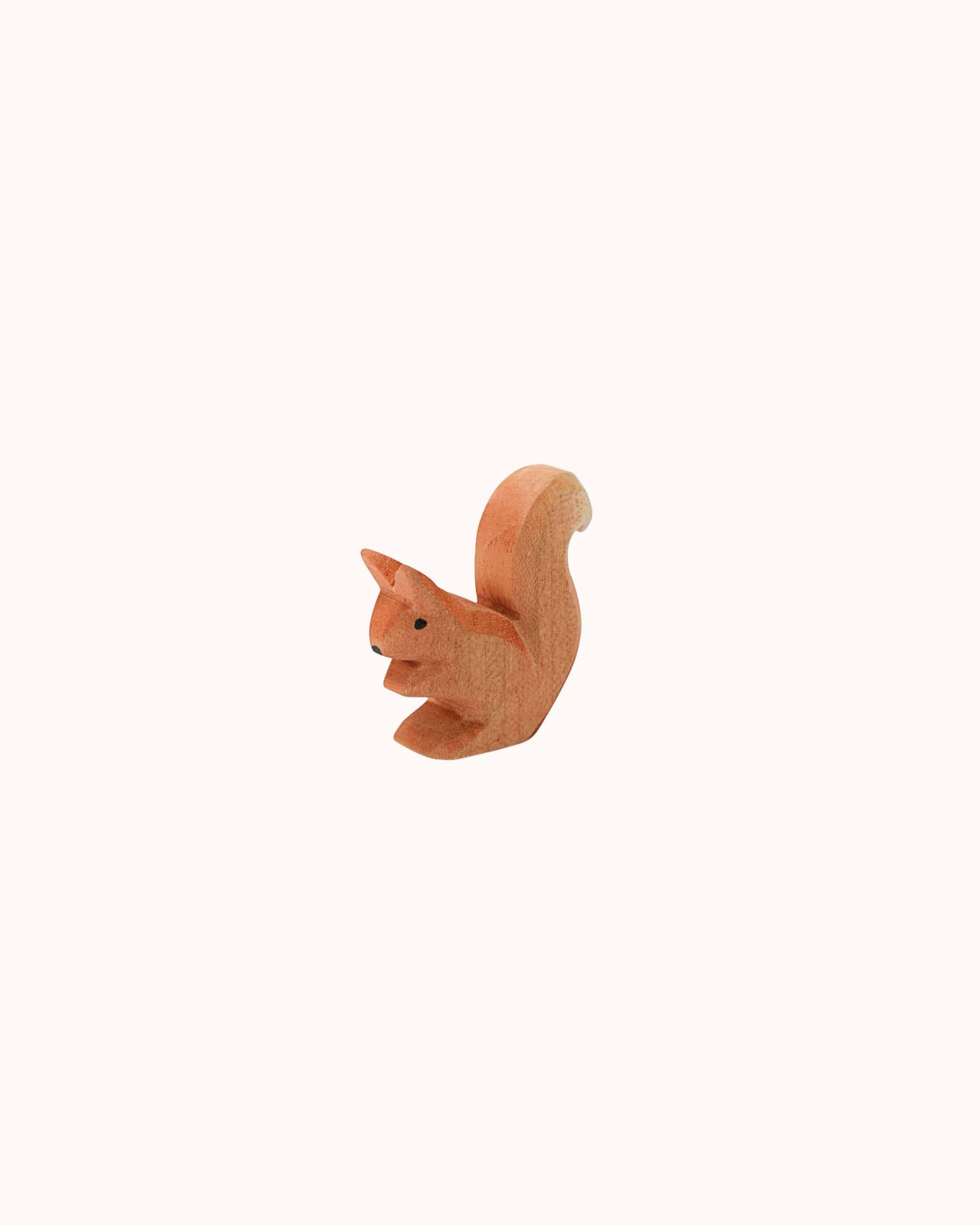 Wooden Figure sitting Squirrel